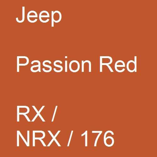 Jeep, Passion Red, RX / NRX / 176.
